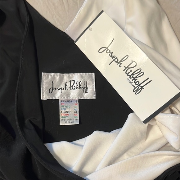 Joseph Ribkoff Black, Red, and White Women's Dress - Picture 2 of 4